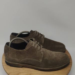 Allen Edmonds Southside Seude Crepe Oxfords Casual Shoes- Mens- Size 10- Brown